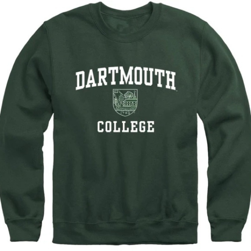 Dartmouth College Green Sweater